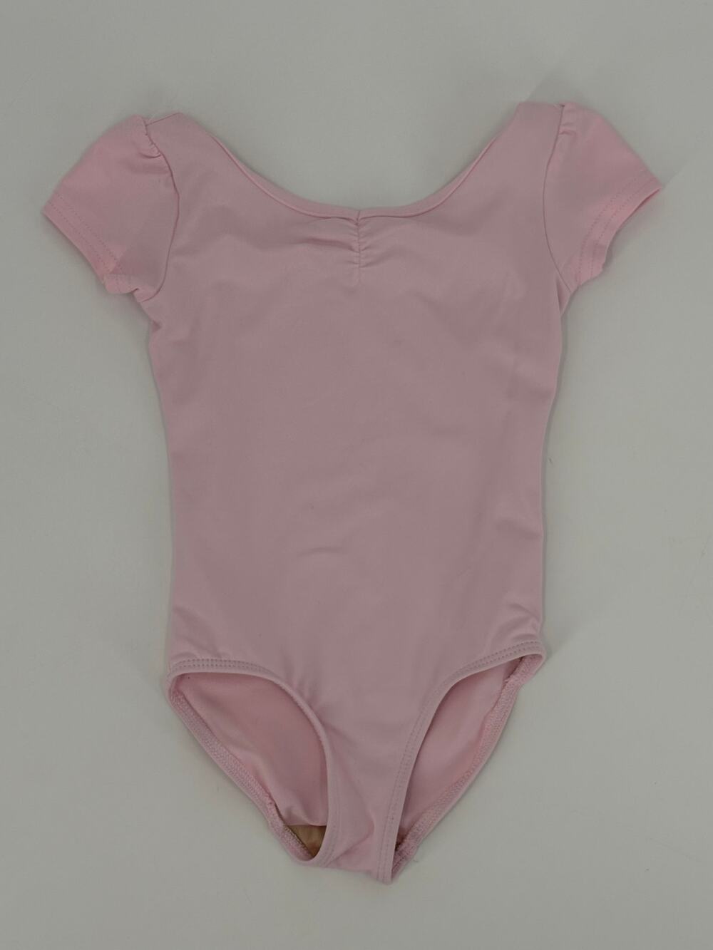 Danskin Now Girls Pink Short Sleeve Leotard Size XXS 2-3 Dance Gymnastics